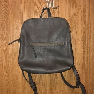 Gray Mini Backpack